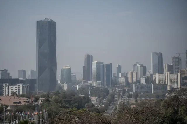 የአዲስ አበባ ከተማ ከፊል ገጽታ