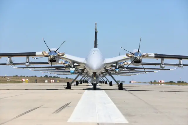 Безпілотники Akinci у центрі випробувань у Стамбулі, липень 2022 року