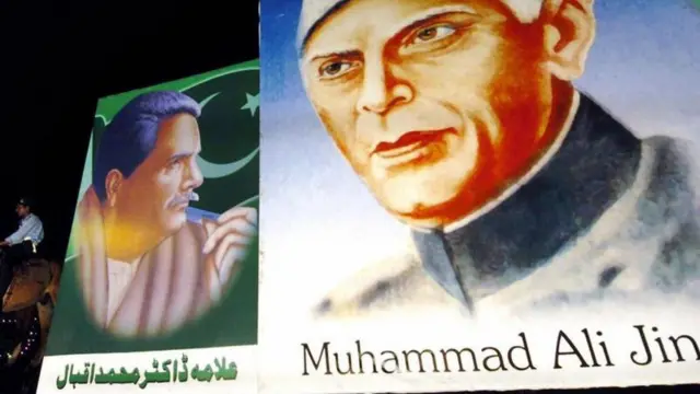 मोहम्मद इकबाल आणि मोहम्मद अली जिना 