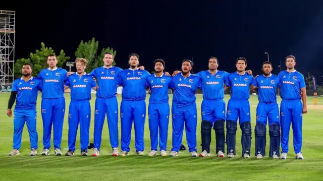 समोआ क्रिकेट टीमका खेलाडीहरू