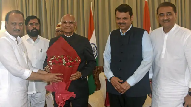 अजित पवार, देवेंद्र फडणवीस, एकनाथ शिंदे