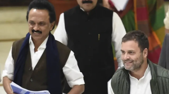 மு.க. ஸ்டாலின் - ராகுல் காந்தி