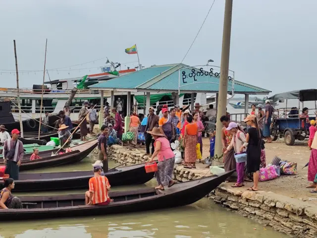 လပွတ္တာက လေဘေးရှောင်သူတွေ နေရပ်ပြန်ကြပြီ 