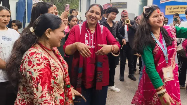 भारतमा नेपाली सांस्कृतिक कार्यक्रमका सहभागी