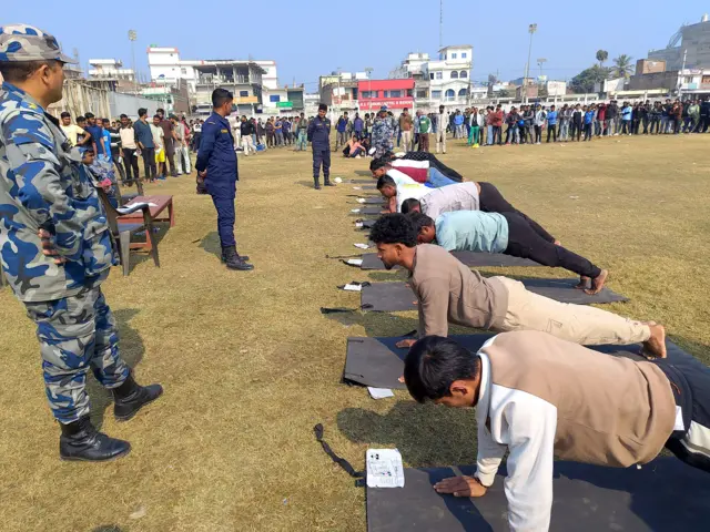 निर्वाचनका लागि म्यादी प्रहरी भर्ना प्रक्रिया