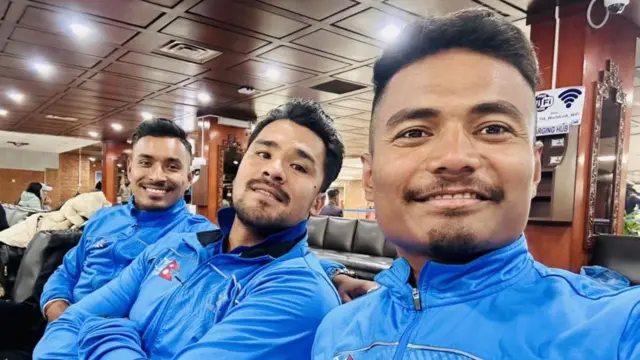 यूएईमा यो साताबाट सुरू हुने श्रृङ्खलाका लागि खेल्न जाने क्रममा