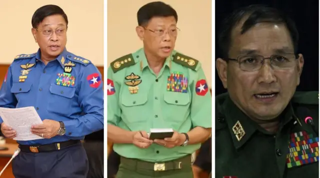 အငြိမ်းစားဗိုလ်ချုပ်ကြီး တင်အောင်စန်း၊ အငြိမ်းစားဗိုလ်ချုပ်ကြီးမြထွန်းဦးနဲ့ အငြိမ်းစားဗိုလ်မှူးချုပ်အောင်ကျော်ဟိုး