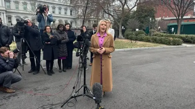 Оқ Уй матбуот котибаси Керолайн Левит 