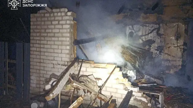 последствия атаки в Запорожской области