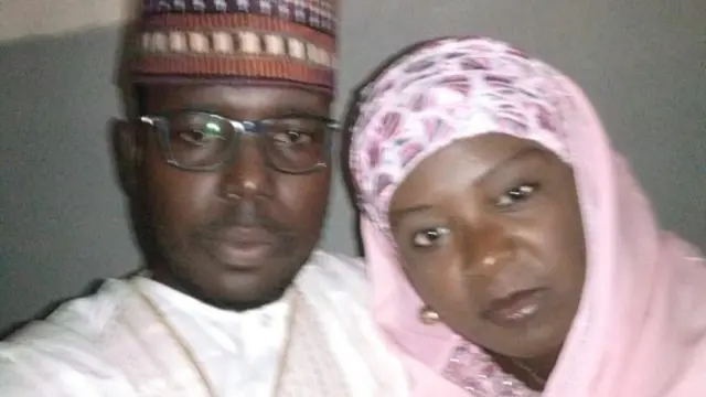 Mr Muhammad and im wife Aisha Umar