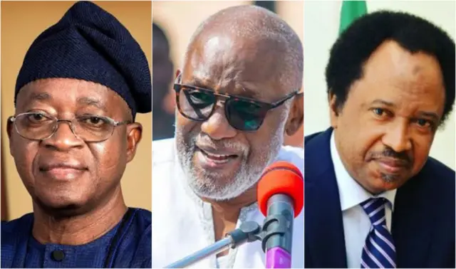 Gboyega Oyetola , Rotimi Akeredeolu, na Shehu Sani