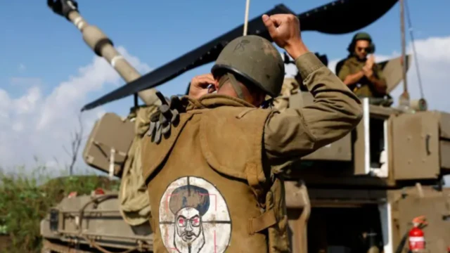 Hezbollah fighters on manoevres