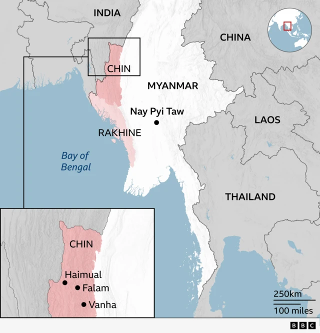 Myanmar map