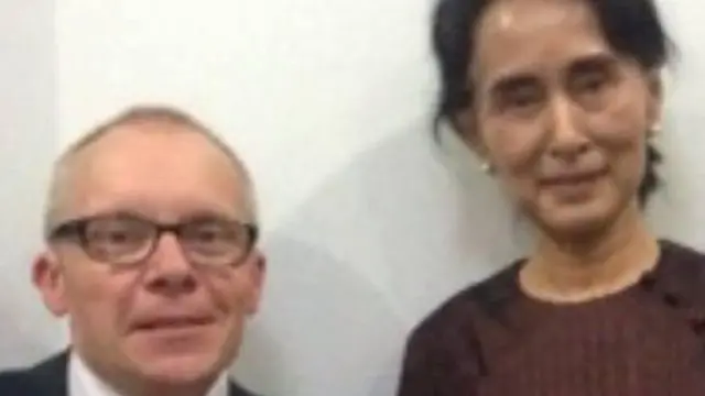 Sean Turnell and Aung San Suu Kyi