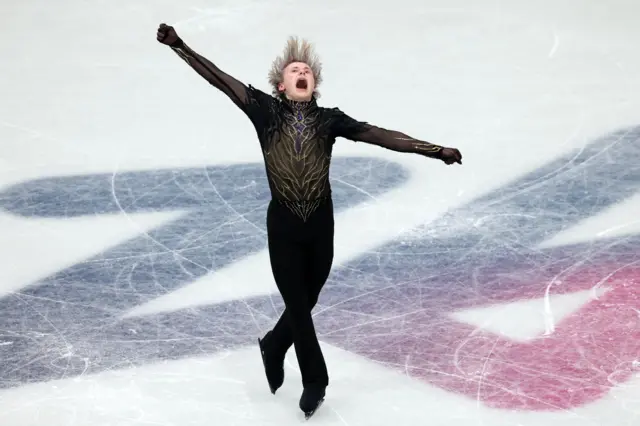 Ilja Maljinin, klizač na ledu