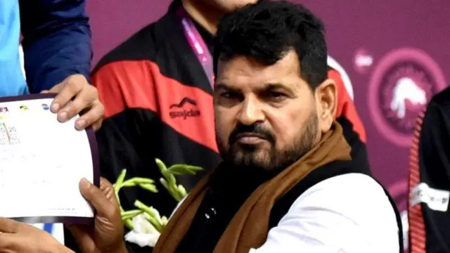 যৌন হেনস্থার অভিযোগ যার দিকে, সেই কুস্তি ফেডারেশন প্রধান ও বিজেপি এমপি বৃজভূষণ শরণ সিং