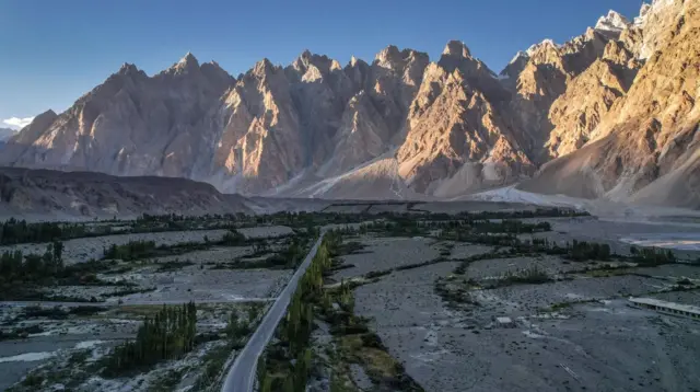 The Passu Cones' cathedral-shaped peaks are one of the most spectacular views on the KKH