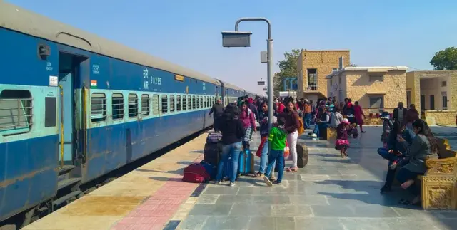 Representational picture of the Indian Railways 