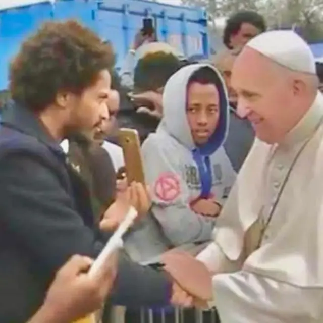 ኤርትራውያን ስደተኛታት ምስ ጳጳስ ፍራንሲስ