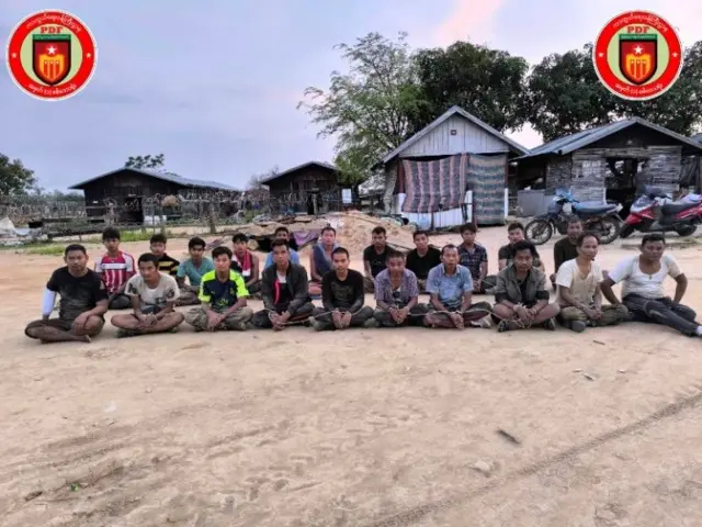 မြို့သစ်မြို့သိမ်းတိုက်ပွဲမှာ ဖမ်းမိတဲ့ စစ်သုံ့ပန်းတွေ