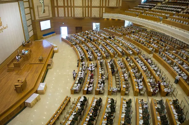 ၂၀၁၄ ခုနှစ်၊ နေပြည်တော်က ပြည်သူ့လွှတ်တော်မြင်ကွင်း 