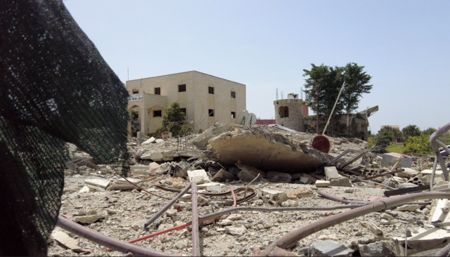 ركام منازل في جنوبي لبنان بسبب القصف
