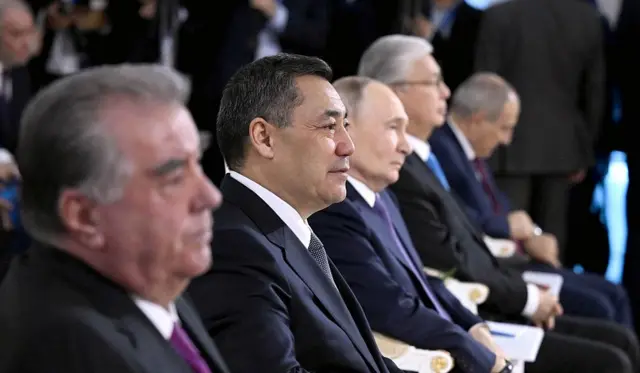 Putin va Markaziy Osiyo davlatlari liderlari