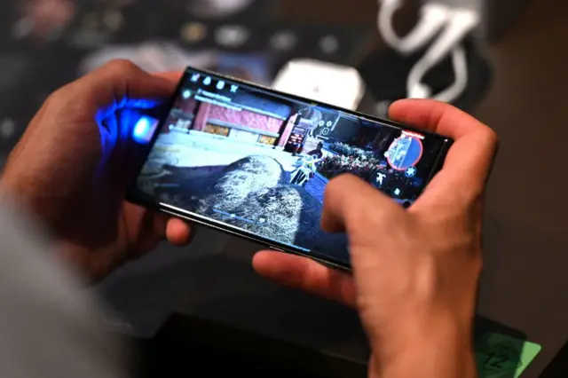 خلال معرض ألعاب فيديو في برلين