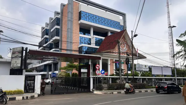 Suasana kantor Kejari Kota Bekasi, Kamis (16/05).