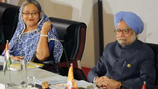 শেখ হাসিনা এবং মনমোহন সিং