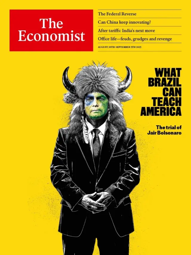 Capa da revista britânica The Economist: "O que o Brasil pode ensinar aos EUA"