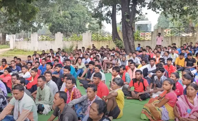 सुकमा में प्रदर्शन