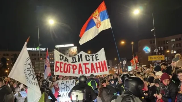 Студенческие протесты в Нови Саде