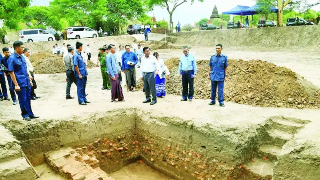 ပုဂံ‌မှာ ရေကြီးရေလျှံမဖြစ်အောင် ရှေးရေကန်တွေ ပြန်လည်တူးဖော်နေ