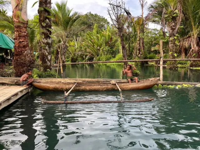 Wisata Kali Biru Papua Kampung Berap Jayapura