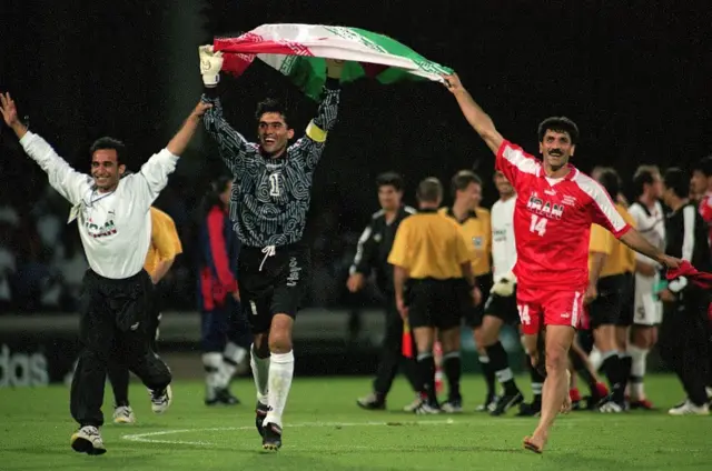Iran, Piala Dunia 1998, Prancis, AS