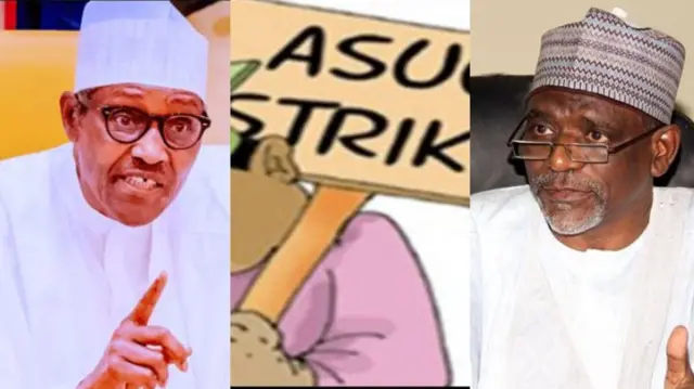 Ààrẹ Muhammadu Buhari àti Mínísítà fétò ẹ̀kọ́, Mallam Adamu Adamu 