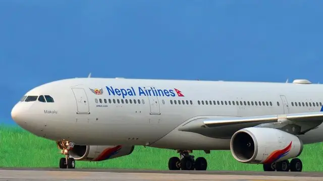 नेपाल वायु सेवा निगमको वाइडबडी विमान 'मकालु'
