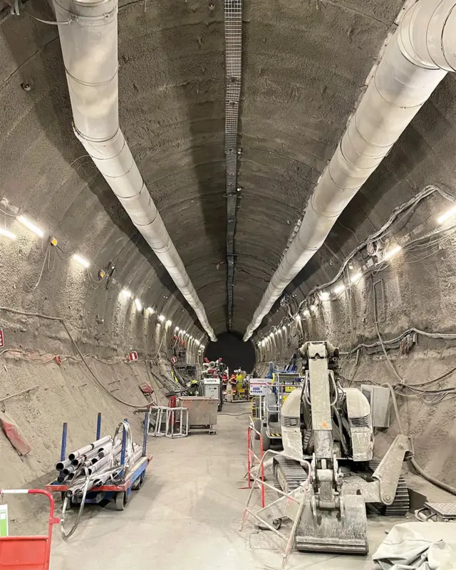 프랑스 국립 방사성폐기물청의 인증을 받은 핵폐기장 내부