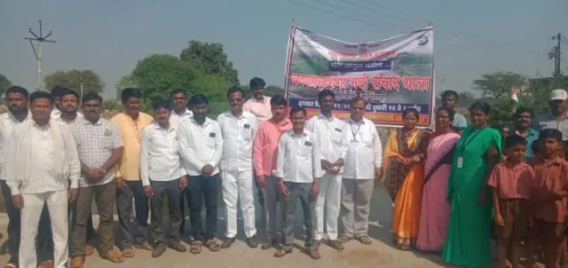 कासाळगंगा खोऱ्यातील गावकऱ्यांनी काढलेली “कासाळगंगा नदी संवाद यात्रा”