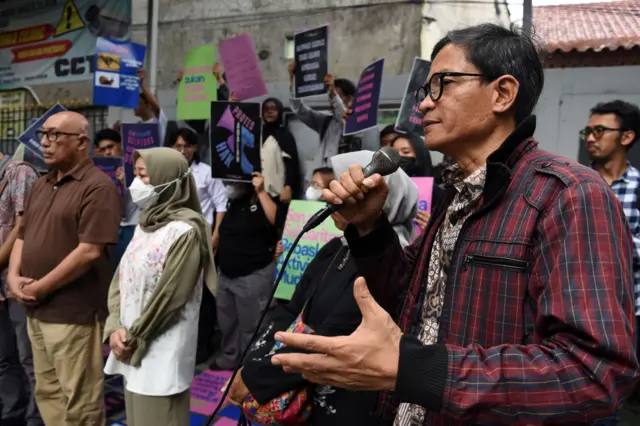 Aksi di PN Jakarta Selatan