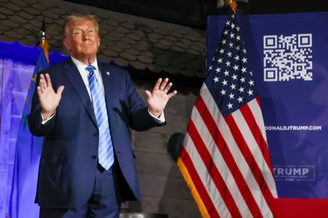 Donald Trump en un evento
