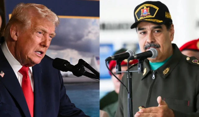 Onyeisiala mba Amerịka bụ Donald Trump na Onyeisiala mba Venezuela bụ Nicolas Maduro