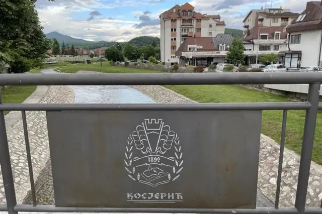 Most na reci Skrapež u centru Kosjerića