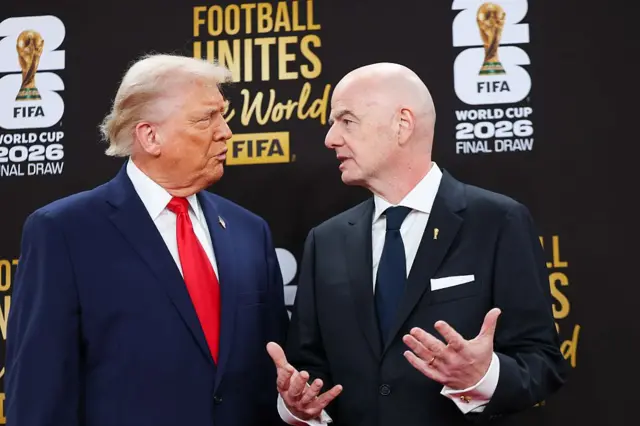 Джанни Инфантино и Дональд Трамп