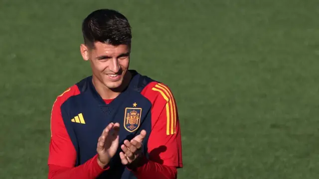Álvaro Morata, capitán de la selección española de fútbol masculino