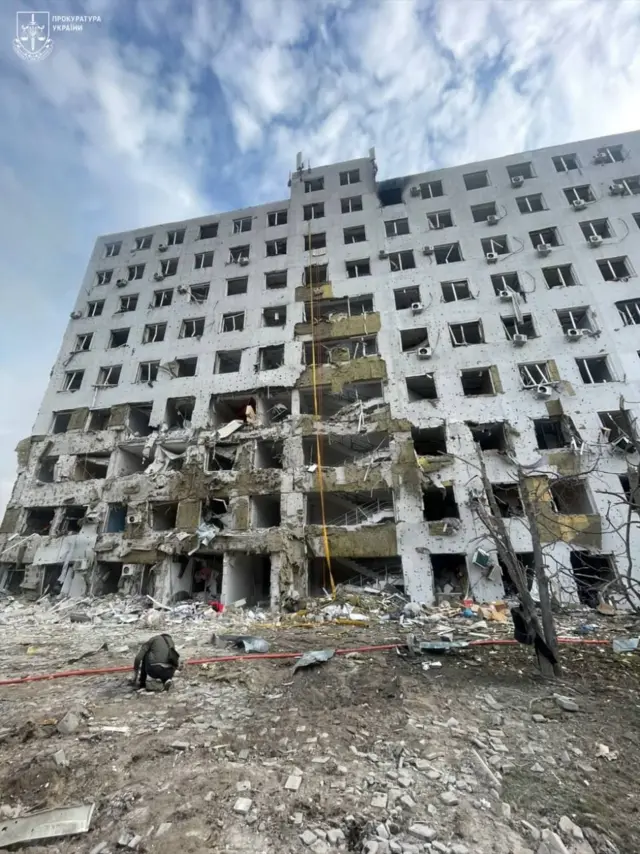 Последствия атаки в Одессе