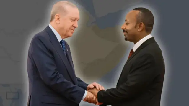 Pirezidant Rajiib Tayyip Erdowaan fi MM Abiy Ahmad