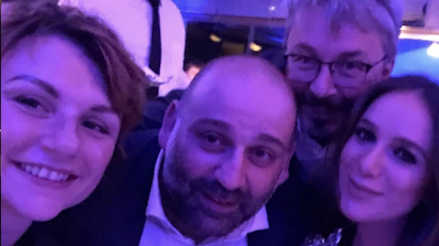 Тимур Міндіч та Олександр Ткаченко на вечірці