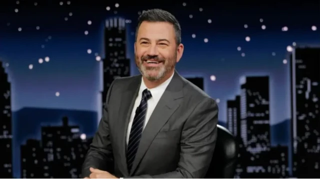 телеведущий Джимми Киммел в эфире